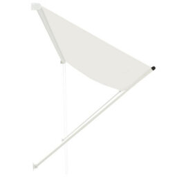 Walplus Retractable Awning Garden Sun Shade Canopy Gazebo For Back Door, Porch, Patio 350X150 Cm Cream - thumbnail 3