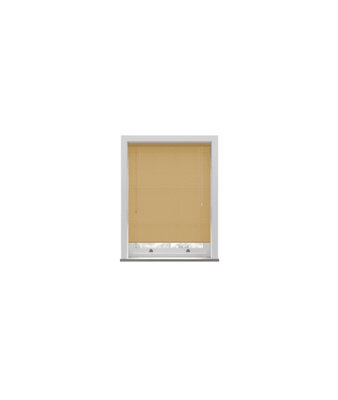 Natural Wood Grain Pvc Venetian Blind 152Cm Drop (25mm Slats) 165Cm Wide - image 1