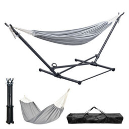 Jarder Harley Grey Portable Folding Hammock & Stand