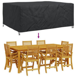 Walplus Outdoor Furniture Cover Black 220 X 190 X 85 Cm 210D - thumbnail 9