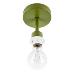 Happy Homewares Traditional Olive Green Ceiling Light Fitting To Hold Lamp Shades - thumbnail 4