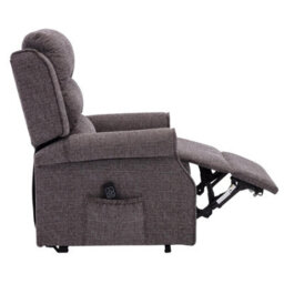Morris Living The Perth - Dual Motor Riser Recliner Mobility Chair In Lisbon Grey Fabric - thumbnail 5