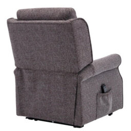 Morris Living The Perth - Dual Motor Riser Recliner Mobility Chair In Lisbon Grey Fabric - thumbnail 4