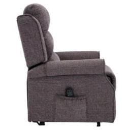 Morris Living The Perth - Dual Motor Riser Recliner Mobility Chair In Lisbon Grey Fabric - thumbnail 3