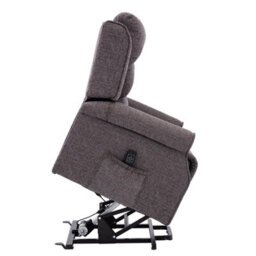 Morris Living The Perth - Dual Motor Riser Recliner Mobility Chair In Lisbon Grey Fabric - thumbnail 8