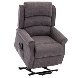 Morris Living The Perth - Dual Motor Riser Recliner Mobility Chair In Lisbon Grey Fabric - thumbnail 7