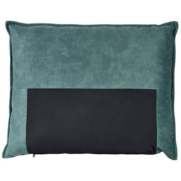 Beliani Corner Sofa 3 Seater Elvenes Velvet Teal Right Hand - thumbnail 7