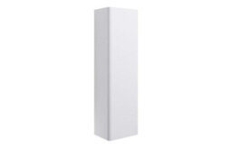 Aquarius Sophie 605mm Vanity Unit Matt White Tall Boy Set With Brushed Brass Brassware - thumbnail 3