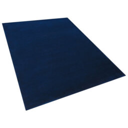 Beliani Rug Gesi Ii Navy Blue 160 X 230 Cm Viscose - thumbnail 4