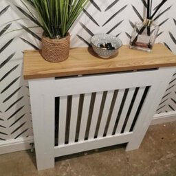 Fativo Vertical Radiator Cover Grill Shelf Cabinet Mdf Wood Modern Traditional Furniture (H 925 X W 780 X D 200 mm) - thumbnail 9
