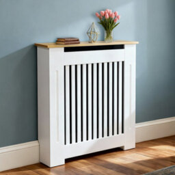 Fativo Vertical Radiator Cover Grill Shelf Cabinet Mdf Wood Modern Traditional Furniture (H 925 X W 780 X D 200 mm) - thumbnail 8