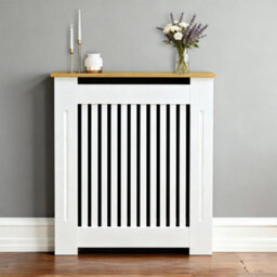 Fativo Vertical Radiator Cover Grill Shelf Cabinet Mdf Wood Modern Traditional Furniture (H 925 X W 780 X D 200 mm) - thumbnail 7