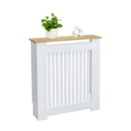 Fativo Vertical Radiator Cover Grill Shelf Cabinet Mdf Wood Modern Traditional Furniture (H 925 X W 780 X D 200 mm) - thumbnail 3