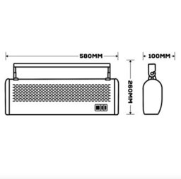 Tcp 3000W Lot 20 Compliant Air Curtain, Efficient Climate Control For Commercial Entrances - thumbnail 9