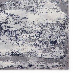 Blue Modern Rug, Abstract Metallic Marble Rug, 11mm Thick Modern Rug, Blue Rug For Bedroom, & Dining Room-120Cm X 170Cm - thumbnail 6