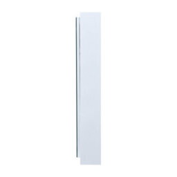 Living And Home Wall-Mounted Bathroom Anti-Fog Mirror Cabinet With Led Lights, Shelves, Built-In Shaver Socket, Touch Switch - thumbnail 4