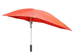 SecureFix Direct Strong Windproof Foldable Umbrella - Red (Automatic Open Wind Resistant Brolly Sturdy) - thumbnail 2