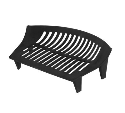 Cast Iron Fire Grate For 16 Inch Opening Heavy Duty Fire Log Coal Fireplace Rack Hearth - image 1