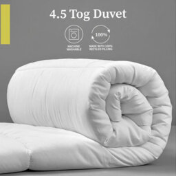 Ameha Anti Allergy Duvet Single Size 135 X 200 Cm  Quilt 4.5 Tog Corovin Summer Duvets - thumbnail 4