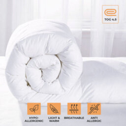 Ameha Anti Allergy Duvet Single Size 135 X 200 Cm  Quilt 4.5 Tog Corovin Summer Duvets - thumbnail 6