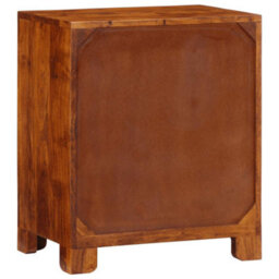 Berkfield Sideboard Multicolour 50X35X60 Solid Wood Acacia - thumbnail 7
