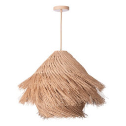DAR Preveli One Light Pendant Woven Rattan - thumbnail 2