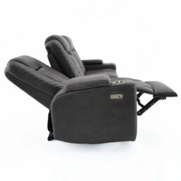 More4Homes Ashton 1+2+3 Seater Fabric Auto Recliner Sofa Set Grey - thumbnail 6