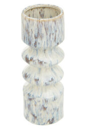 Orsina Large Vase, Beige Stoneware Vase, Free Standing Vase For Contemporary Homes, Marbling Effect Stoneware Vase - thumbnail 5