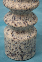 Orsina Large Vase, Beige Stoneware Vase, Free Standing Vase For Contemporary Homes, Marbling Effect Stoneware Vase - thumbnail 3