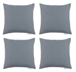 Proheeder Water Resistant Scatter Cushion Covers 45 X 45Cm - Grey 4 Pack - thumbnail 1