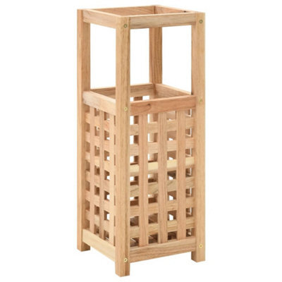 Vidaxl Umbrella Stand Solid Walnut Wood 18X18X50 Cm - image 1