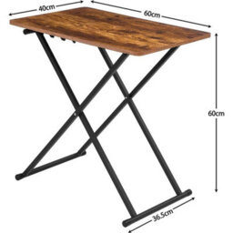 60 X 40 X 60 Cm Multi-Purpose Foldable Side Tray Table - thumbnail 2
