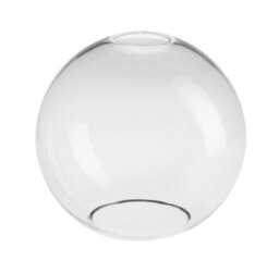 Industville Chelsea Glass Globe Pendant - 7 Inch, Clear Glass Globe - 7 Inch, Shiny Bronze Pendant Holder - thumbnail 2