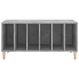 Vidaxl Record Cabinet Concrete Grey 100X38X48 Cm Engineered Wood - thumbnail 5