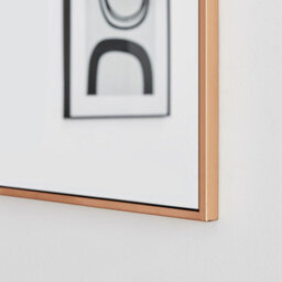 Furniturebox Emma Full Length Extra Large 170X50Cm Copper Framed Rectangular Vertical Living Room Hallway Wall Mirror - thumbnail 5