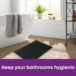 Super Soft Chloe Microfiber Bath Mat 50 X 80Cm - Black - thumbnail 8
