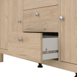Furniture To Go Madrid Sideboard 2 Doors + 3 Drawers In Jackson Hickory Oak - thumbnail 9