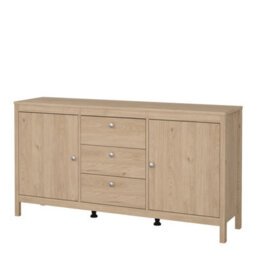Furniture To Go Madrid Sideboard 2 Doors + 3 Drawers In Jackson Hickory Oak - thumbnail 3