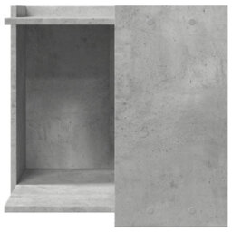 Walplus Concrete Grey Cat Litter Box Enclosure 53X53X51 Cm Engineered Wood - thumbnail 4