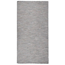 Berkfield Outdoor Flatweave Rug 100X200 Cm Brown And Black