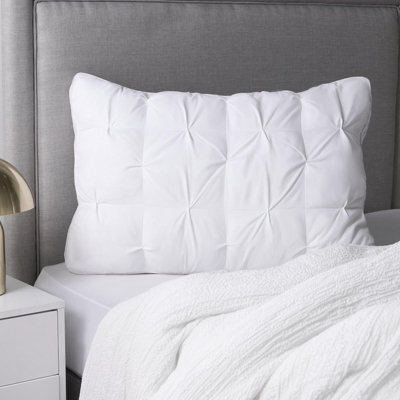OHS Quilted Pillow Hotel Quality Luxury Filled Soft Bounce Back Plump Supersoft - image 1
