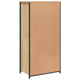 Berkfield Highboard Sonoma Oak 62X36X121.5 Cm Engineered Wood - thumbnail 7