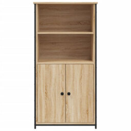 Berkfield Highboard Sonoma Oak 62X36X121.5 Cm Engineered Wood - thumbnail 5