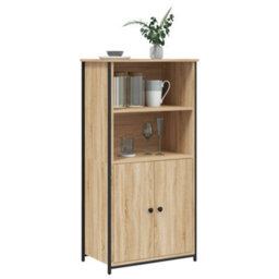 Berkfield Highboard Sonoma Oak 62X36X121.5 Cm Engineered Wood - thumbnail 3