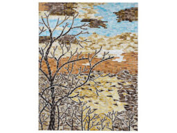 Wyld And Coco Handmade Mosaic Glass Wall Decor Nature Motif - Vertical Rectangular W60 X D4 X H80Cm - thumbnail 1