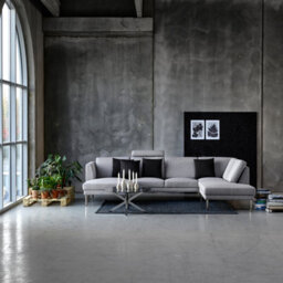 Furniture To Go Heaven Round Coffee Table With Glass Top And Chrome Legs - thumbnail 3