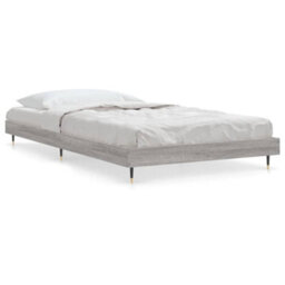 Berkfield Bed Frame Grey Sonoma 100X200 Cm Engineered Wood - thumbnail 2