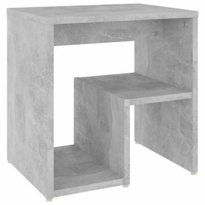 Berkfield Durable Bed Cabinet Concrete Grey 40X30X40 Cm Engineered Wood - image 1