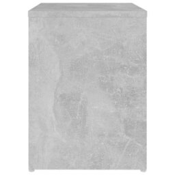 Berkfield Durable Bed Cabinet Concrete Grey 40X30X40 Cm Engineered Wood - thumbnail 4