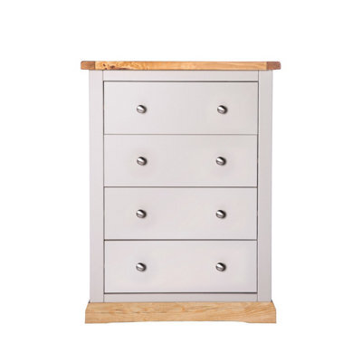 Cabinet Bits Bomporto 4 Drawer Chest Of Drawers Chrome Knob - image 1